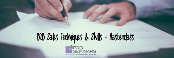B2B Sales Techniques & Skills - Masterclass